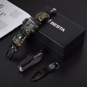 Мужские часы Besta Box Military Set подарочный набор, с компасом - Зображення 8