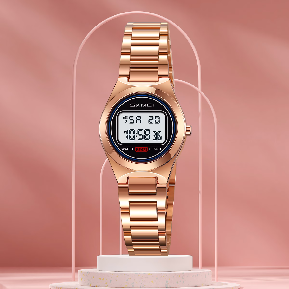 Женские часы Skmei Vibe RoseGold - Зображення 4