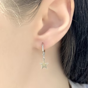 Серебряные серьги без камней