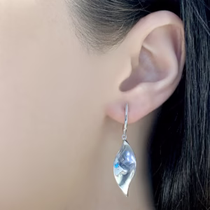 Серебряные серьги без камней