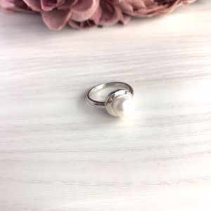 Серебряные серьги с жемчугом