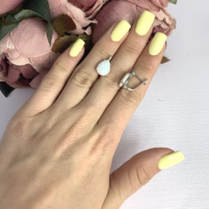 Серебряные серьги с опалом 2.55ct