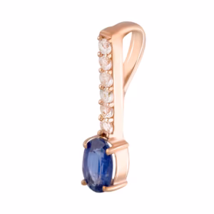 Серебряная подвеска с кианитом 1.77ct