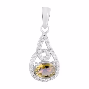 Серебряная подвеска с цитрином nano 1.6ct