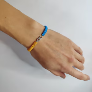 Серебряный браслет с фианитами
