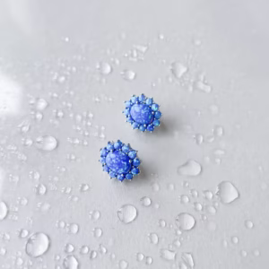 Серебряные серьги с опалом 2.933ct