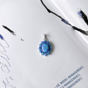 Серебряная подвеска с опалом 1.533ct