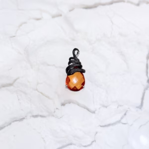 Серебряная подвеска с золотим кварцем 6.513ct