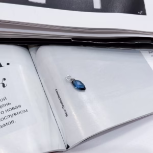 Серебряная подвеска с танзанитом nano