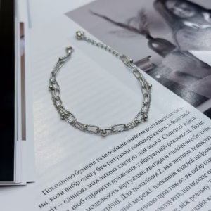 Серебряный браслет без камней