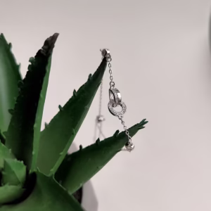Серебряный браслет с фианитами
