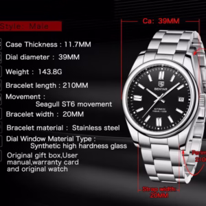 Мужские часы Benyar Automatic 10 BAR - Зображення 11