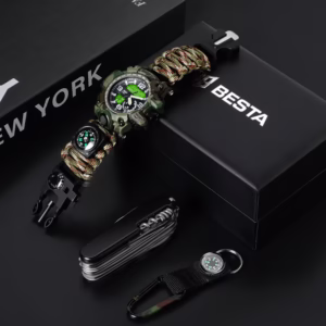 Мужские часы Besta Box Military Set подарочный набор, с компасом - Зображення 3