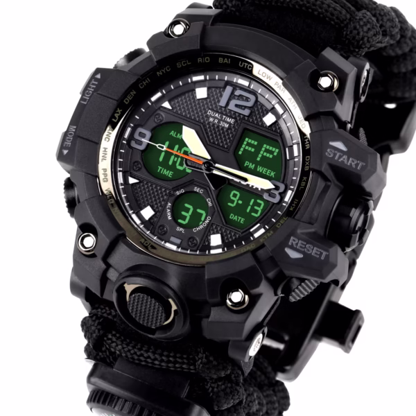 Купить в Киеве Мужские часы Besta Life Pro AllBlack с компасом недорого