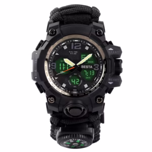Мужские часы Besta Life Pro AllBlack с компасом - Зображення 2