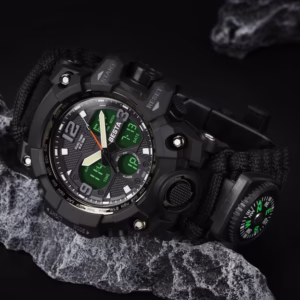Мужские часы Besta Life Pro AllBlack с компасом - Зображення 6
