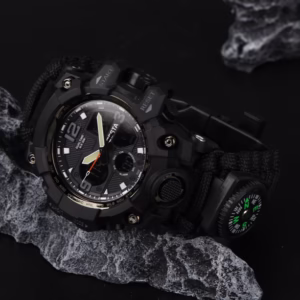 Мужские часы Besta Life Pro AllBlack с компасом - Зображення 9