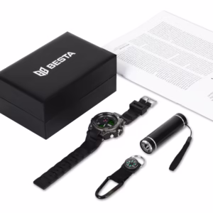 Мужские часы Besta Box Tattoo ЗСУ Light подарочный набор, с компасом - Зображення 4