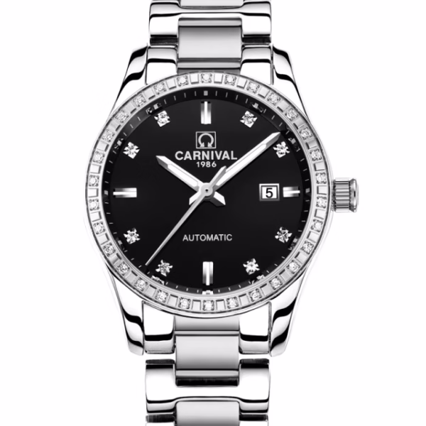 Купить в Киеве Женские часы Carnival Luiza Black недорого
