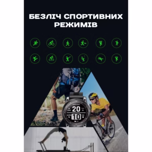Смарт часы North Edge CrossFit GPS Black с компасом - Зображення 15