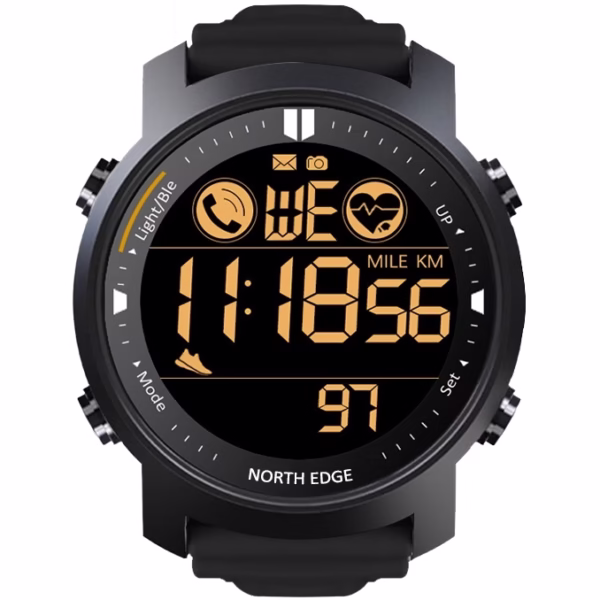 Купить в Киеве Мужские часы North Edge Laker Black 5BAR недорого