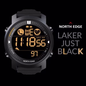 Мужские часы North Edge Laker Black 5BAR - Зображення 2