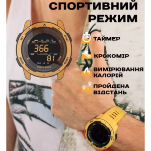 Мужские часы North Edge MARS Pro Black 5BAR - Зображення 10