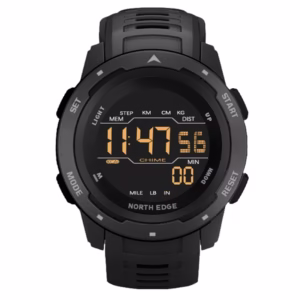 Мужские часы North Edge MARS Pro Black 5BAR - Зображення 4