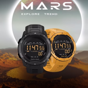 Мужские часы North Edge MARS Pro Black 5BAR - Зображення 9