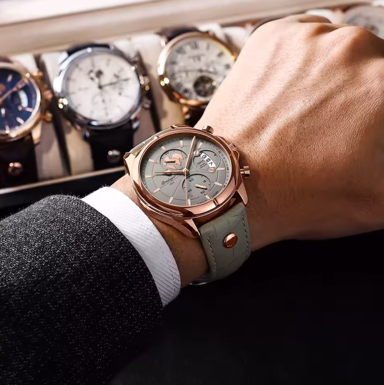 Мужские часы Poedagar Earth - Зображення 4