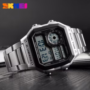 Мужские часы Skmei Ripple Silver 1335S - Зображення 5