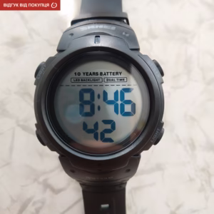 Мужские часы Skmei Neon 10 Bar Black - Зображення 14