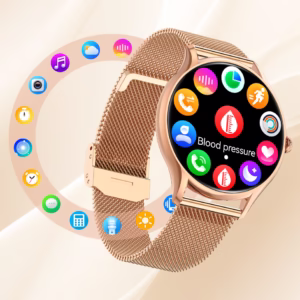 Смарт часы Smart Milano Gold Steel, 2 ремешка - Зображення 11