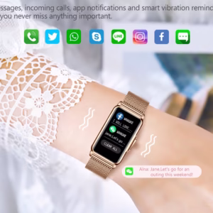 Смарт часы Smart Mioband Nano+ Gold, 2 ремешка - Зображення 16