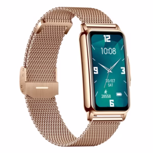 Смарт часы Smart Mioband Nano+ Gold, 2 ремешка - Зображення 7