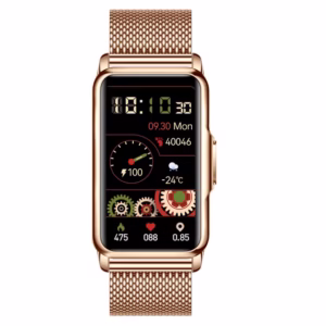Смарт часы Smart Mioband Nano+ Gold, 2 ремешка - Зображення 12