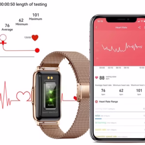 Смарт часы Smart Mioband Nano+ Gold, 2 ремешка - Зображення 13