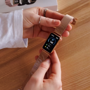 Смарт часы Smart Mioband Nano+ Gold, 2 ремешка - Зображення 9