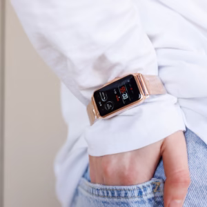 Смарт часы Smart Mioband Nano+ Gold, 2 ремешка - Зображення 6