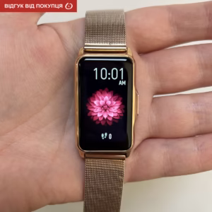 Смарт часы Smart Mioband Nano+ Gold, 2 ремешка - Зображення 18