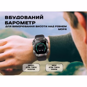 Смарт часы Smart Racer K+ Black с компасом - Зображення 24