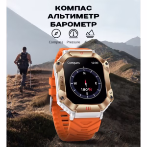 Смарт часы Smart Racer K+ Black с компасом - Зображення 13
