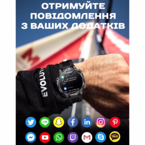 Смарт часы Smart Turbo Power Steel, 2 ремешка - Зображення 20